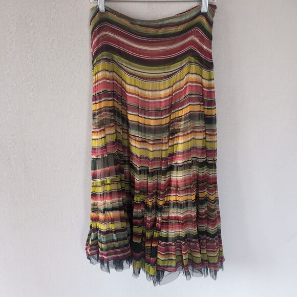 The Vintage Collection Serape Maxi Skirt Size S Boho Western Festival Cowgirl